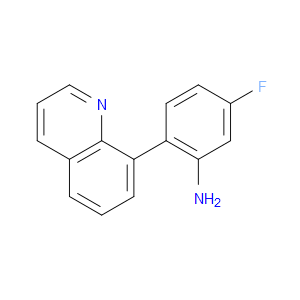 5-Fluoro-2-(8-quinolinyl)benzenamine