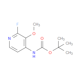 tert-butyl (2-fluoro-3-methoxypyridin-4-yl)carbamate