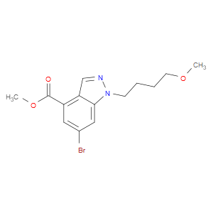 Methyl 6-bromo-1-(4-methoxybutyl)-1H-indazole-4-carboxylate