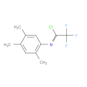 2,2,2-Trifluoro-N-(2,4,5-trimethylphenyl)ethanimidoyl chloride