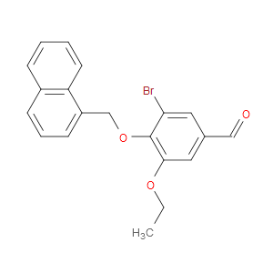 3-Bromo-5-ethoxy-4-(1-naphthalenylmethoxy)benzaldehyde