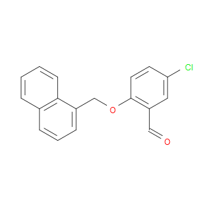 5-Chloro-2-(1-naphthalenylmethoxy)benzaldehyde