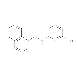 6-Methyl-N-(1-naphthalenylmethyl)-2-pyridinamine
