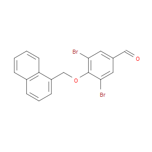 3,5-Dibromo-4-(1-naphthalenylmethoxy)benzaldehyde