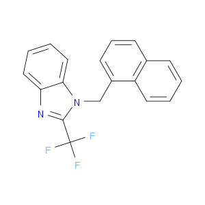 1-(1-Naphthalenylmethyl)-2-(trifluoromethyl)-1H-benzimidazole