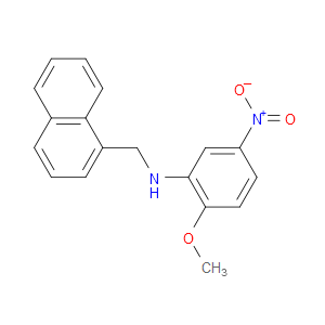 2-methoxy-N-(naphthalen-1-ylmethyl)-5-nitroaniline