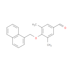 3,5-Dimethyl-4-(1-naphthalenylmethoxy)benzaldehyde