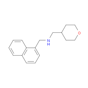 Tetrahydro-N-(1-naphthalenylmethyl)-2H-pyran-4-methanamine
