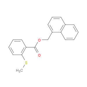 1-Naphthalenylmethyl 2-(methylthio)benzoate