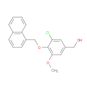 3-Chloro-5-methoxy-4-(1-naphthalenylmethoxy)benzenemethanol