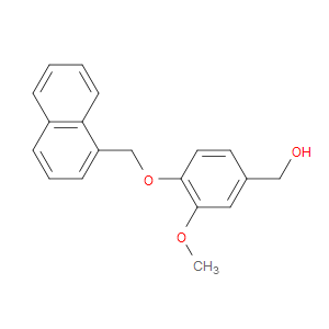 3-Methoxy-4-(1-naphthalenylmethoxy)benzenemethanol