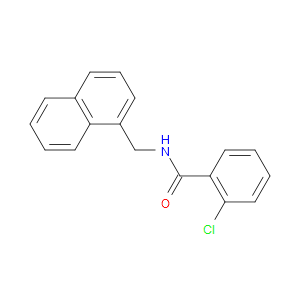 Benzamide, 2-chloro-N-(1-naphthalenylmethyl)-
