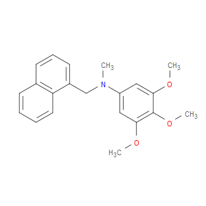 N-Methyl-N-(3,4,5-trimethoxyphenyl)-1-naphthalenemethanamine