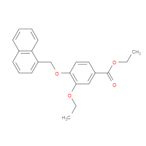 Ethyl 3-ethoxy-4-(1-naphthalenylmethoxy)benzoate