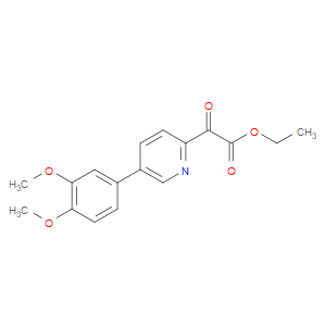 ethyl 2-(5-(3,4-dimethoxyphenyl)pyridin-2-yl)-2-oxoacetate