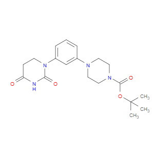 tert-butyl 4-(3-(2,4-dioxotetrahydropyrimidin-1(2H)-yl)phenyl)piperazine-1-carboxylate