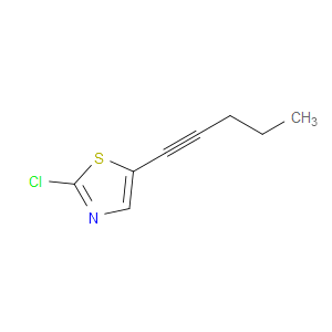 Thiazole, 2-chloro-5-(1-pentyn-1-yl)-