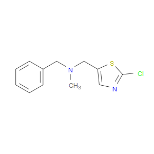 2-Chloro-N-methyl-N-(phenylmethyl)-5-thiazolemethanamine