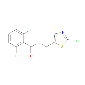 (2-Chloro-5-thiazolyl)methyl 2,6-difluorobenzoate