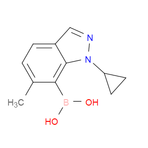 B-(1-Cyclopropyl-6-methyl-1H-indazol-7-yl)boronic acid