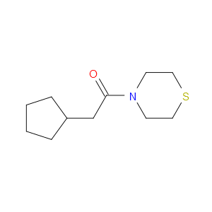Ethanone, 2-cyclopentyl-1-(4-thiomorpholinyl)-