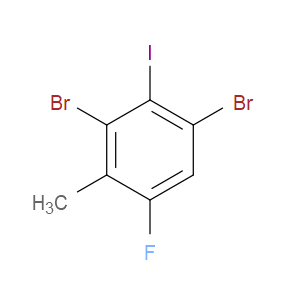 1,3-dibromo-5-fluoro-2-iodo-4-methylbenzene