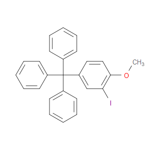 ((3-iodo-4-methoxyphenyl)methanetriyl)tribenzene