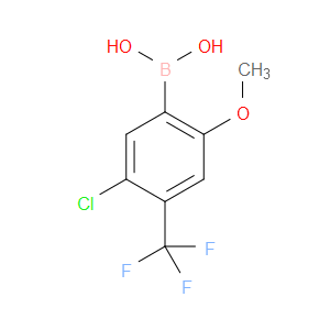 (5-chloro-2-methoxy-4-(trifluoromethyl)phenyl)boronic acid