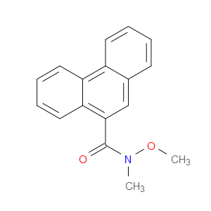 N-methoxy-N-methylphenanthrene-9-carboxamide