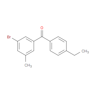 Methanone, (3-bromo-5-methylphenyl)(4-ethylphenyl)-