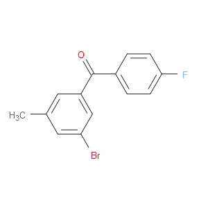Methanone, (3-bromo-5-methylphenyl)(4-fluorophenyl)-