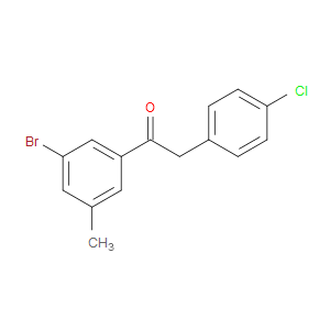 Ethanone, 1-(3-bromo-5-methylphenyl)-2-(4-chlorophenyl)-