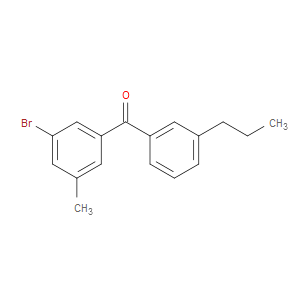 Methanone, (3-bromo-5-methylphenyl)(3-propylphenyl)-