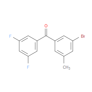 Methanone, (3-bromo-5-methylphenyl)(3,5-difluorophenyl)-