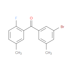 Methanone, (3-bromo-5-methylphenyl)(2-fluoro-5-methylphenyl)-