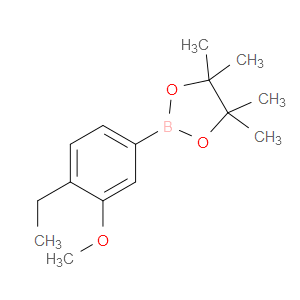 2-(4-ethyl-3-methoxyphenyl)-4,4,5,5-tetramethyl-1,3,2-dioxaborolane