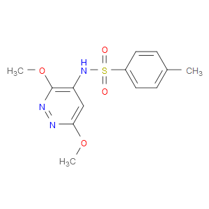 p-Toluenesulfonamide, N-(3,6-dimethoxy-4-pyridazinyl)-