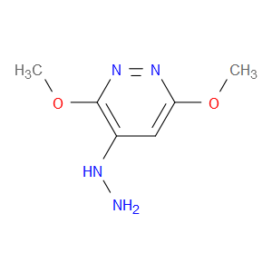 4-Hydrazinyl-3,6-dimethoxypyridazine