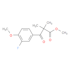 Methyl 3-fluoro-4-methoxy-α,α-dimethyl-β-oxobenzenepropanoate