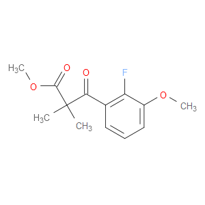 Methyl 2-fluoro-3-methoxy-α,α-dimethyl-β-oxobenzenepropanoate