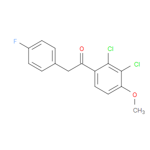 1-(2,3-Dichloro-4-methoxyphenyl)-2-(4-fluorophenyl)ethanone