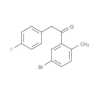 Ethanone, 1-(5-bromo-2-methylphenyl)-2-(4-fluorophenyl)-