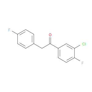 Ethanone, 1-(3-chloro-4-fluorophenyl)-2-(4-fluorophenyl)-