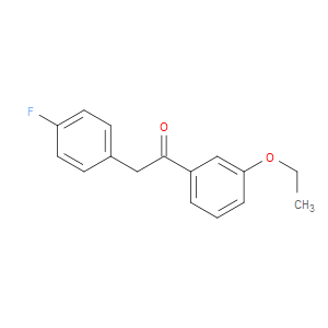 Ethanone, 1-(3-ethoxyphenyl)-2-(4-fluorophenyl)-