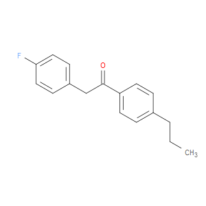 Ethanone, 2-(4-fluorophenyl)-1-(4-propylphenyl)-