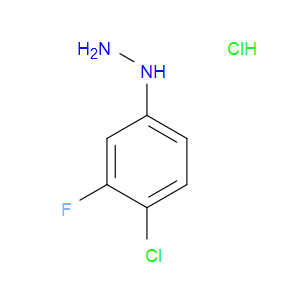 (4-chloro-3-fluorophenyl)hydrazine hydrochloride