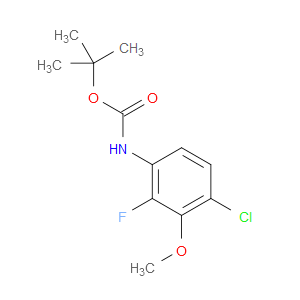 tert-butyl (4-chloro-2-fluoro-3-methoxyphenyl)carbamate