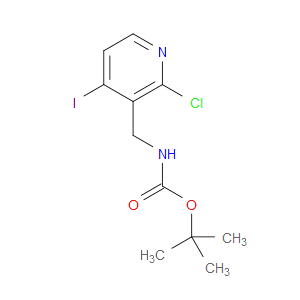 tert-butyl ((2-chloro-4-iodopyridin-3-yl)methyl)carbamate