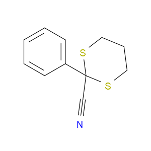 2-Phenyl-1,3-dithiane-2-carbonitrile