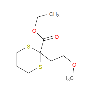 Ethyl 2-(2-methoxyethyl)-1,3-dithiane-2-carboxylate
